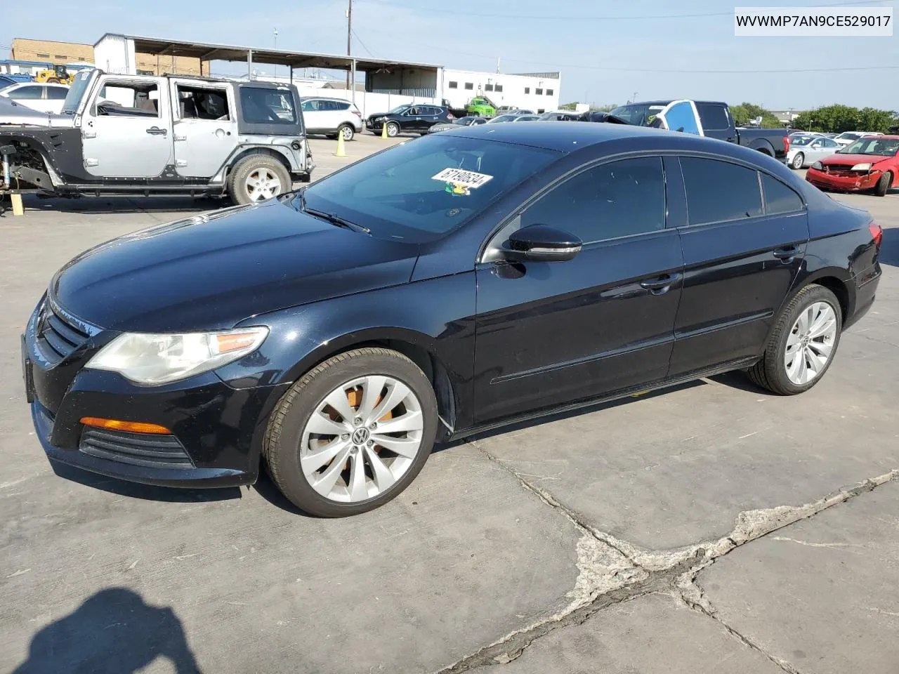 WVWMP7AN9CE529017 2012 Volkswagen Cc Sport