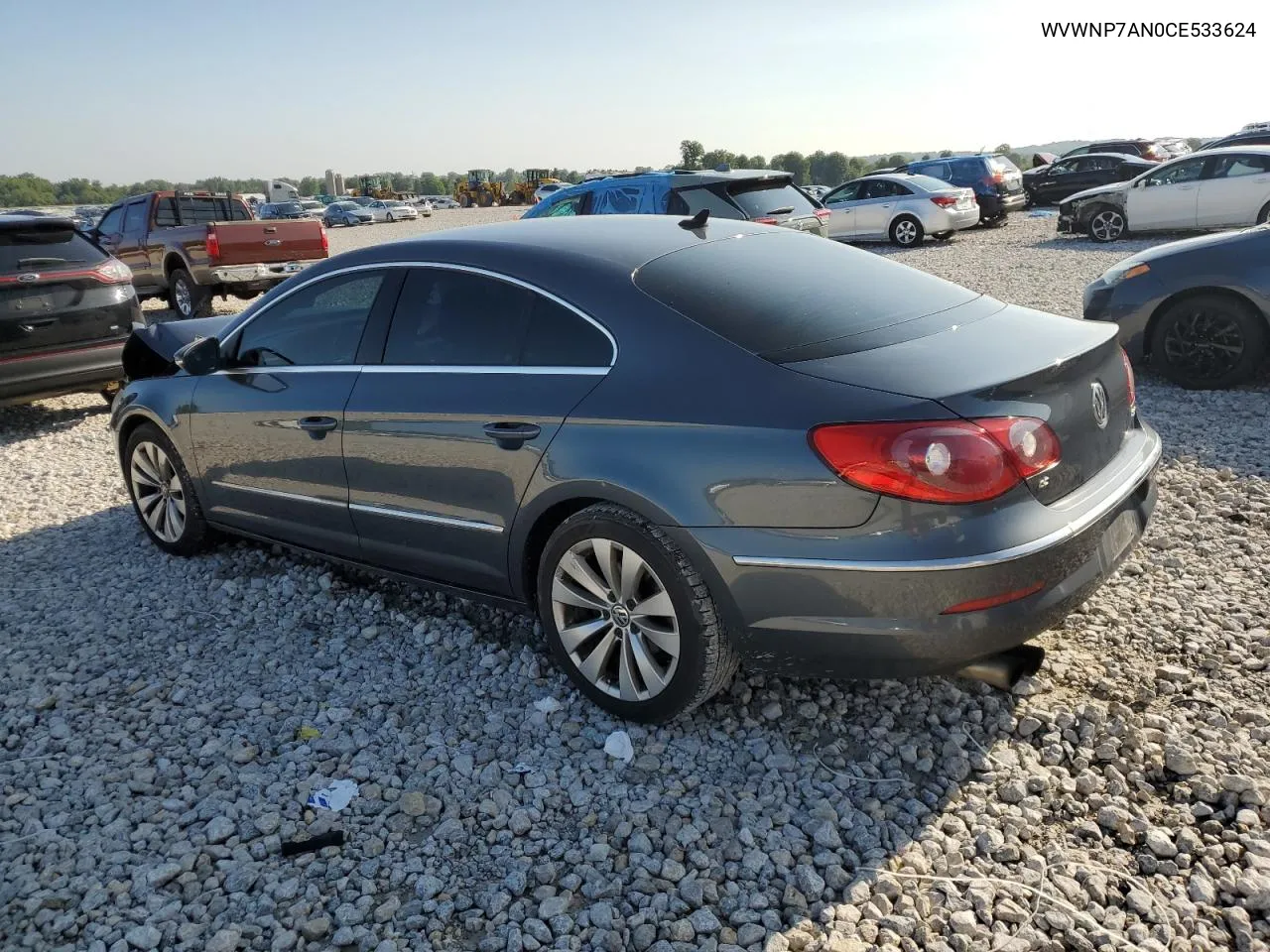 2012 Volkswagen Cc Sport VIN: WVWNP7AN0CE533624 Lot: 67320164