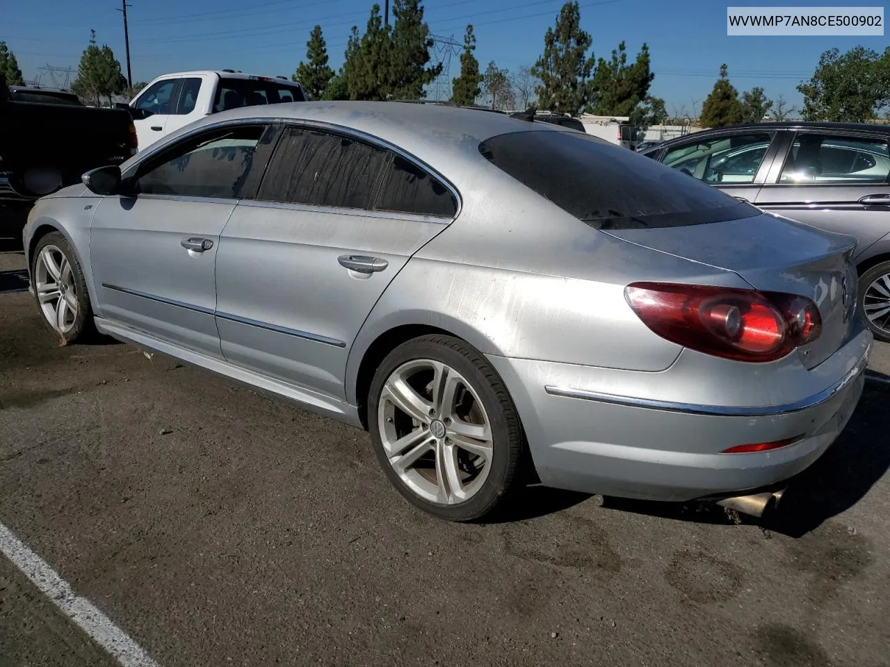 2012 Volkswagen Cc Sport VIN: WVWMP7AN8CE500902 Lot: 67973804