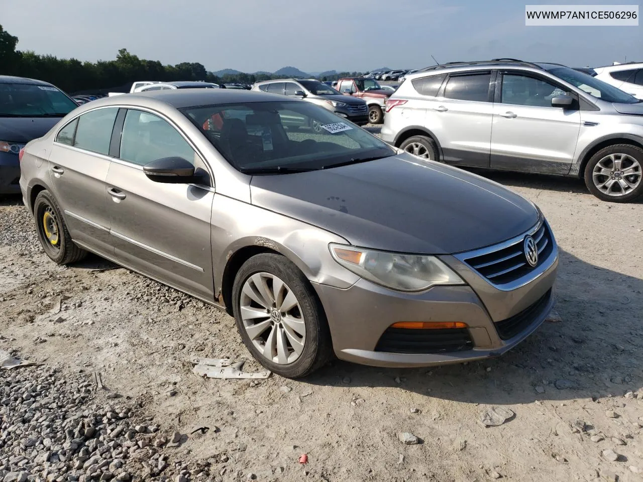 2012 Volkswagen Cc Sport VIN: WVWMP7AN1CE506296 Lot: 68248104