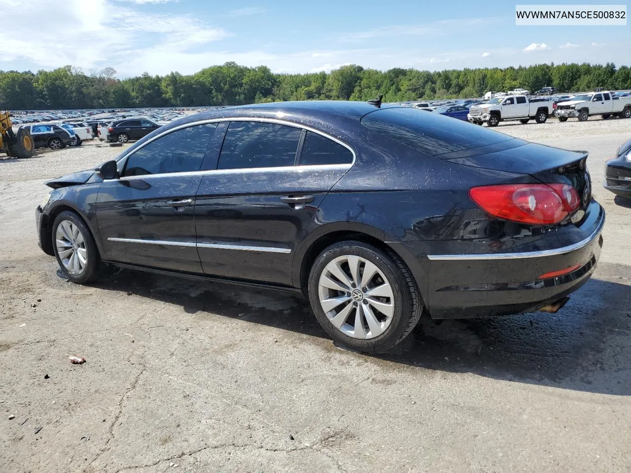 WVWMN7AN5CE500832 2012 Volkswagen Cc Sport