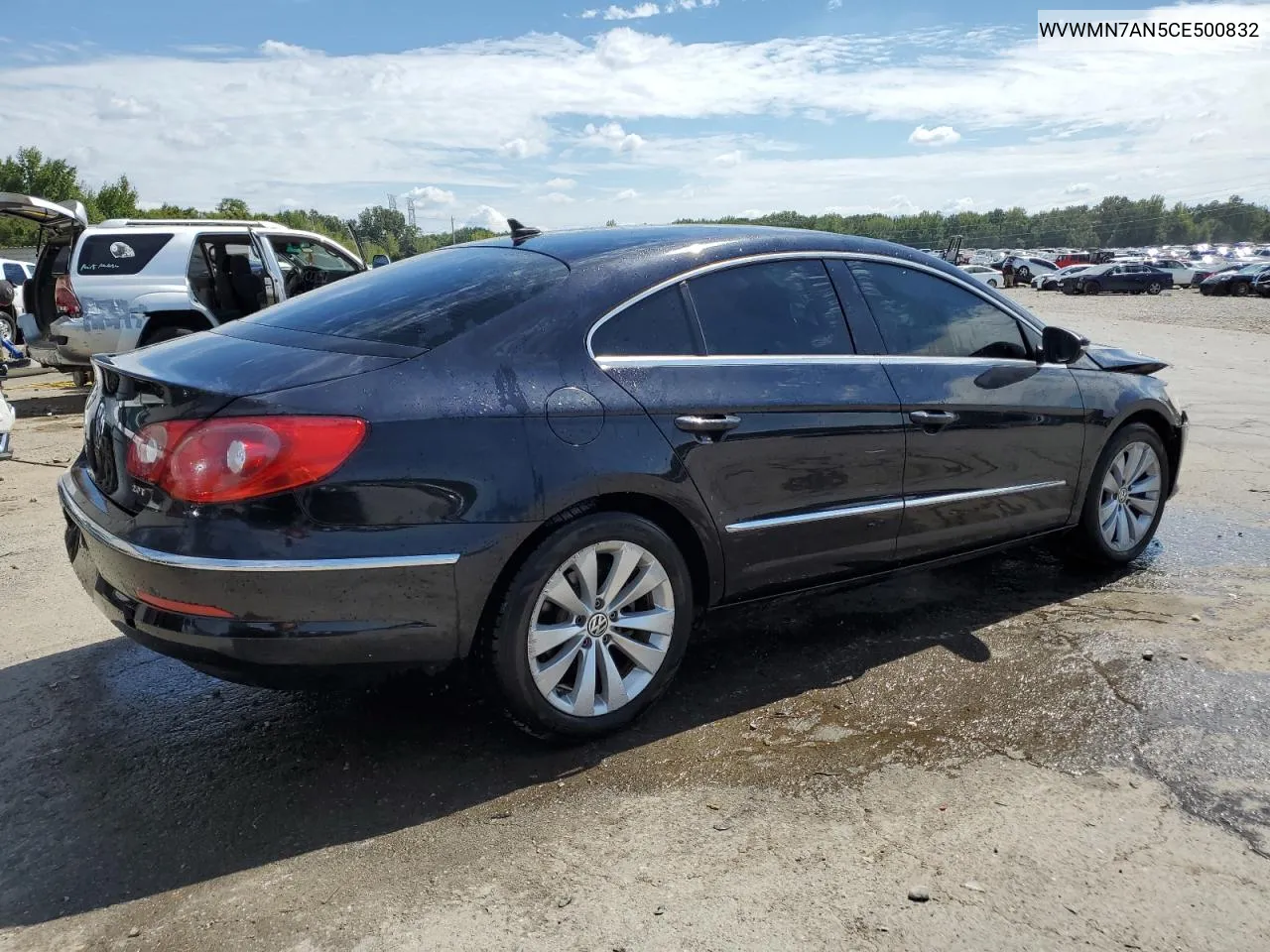 2012 Volkswagen Cc Sport VIN: WVWMN7AN5CE500832 Lot: 70210864