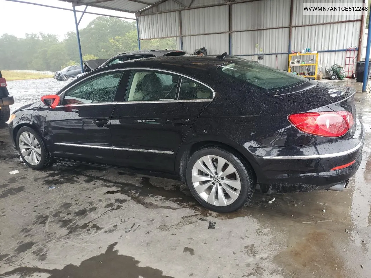 2012 Volkswagen Cc Sport VIN: WVWMN7AN1CE512248 Lot: 72778364