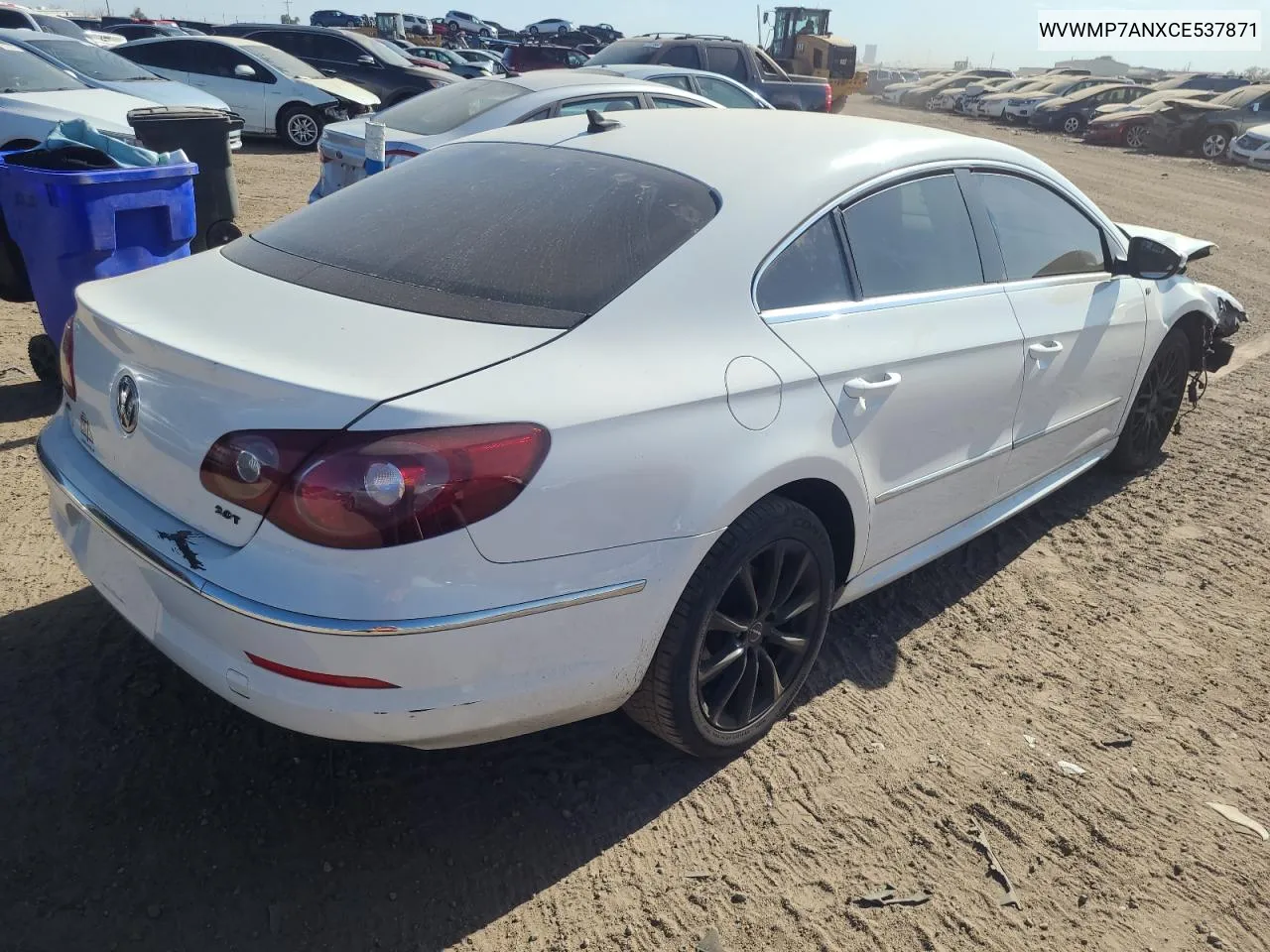 WVWMP7ANXCE537871 2012 Volkswagen Cc Sport