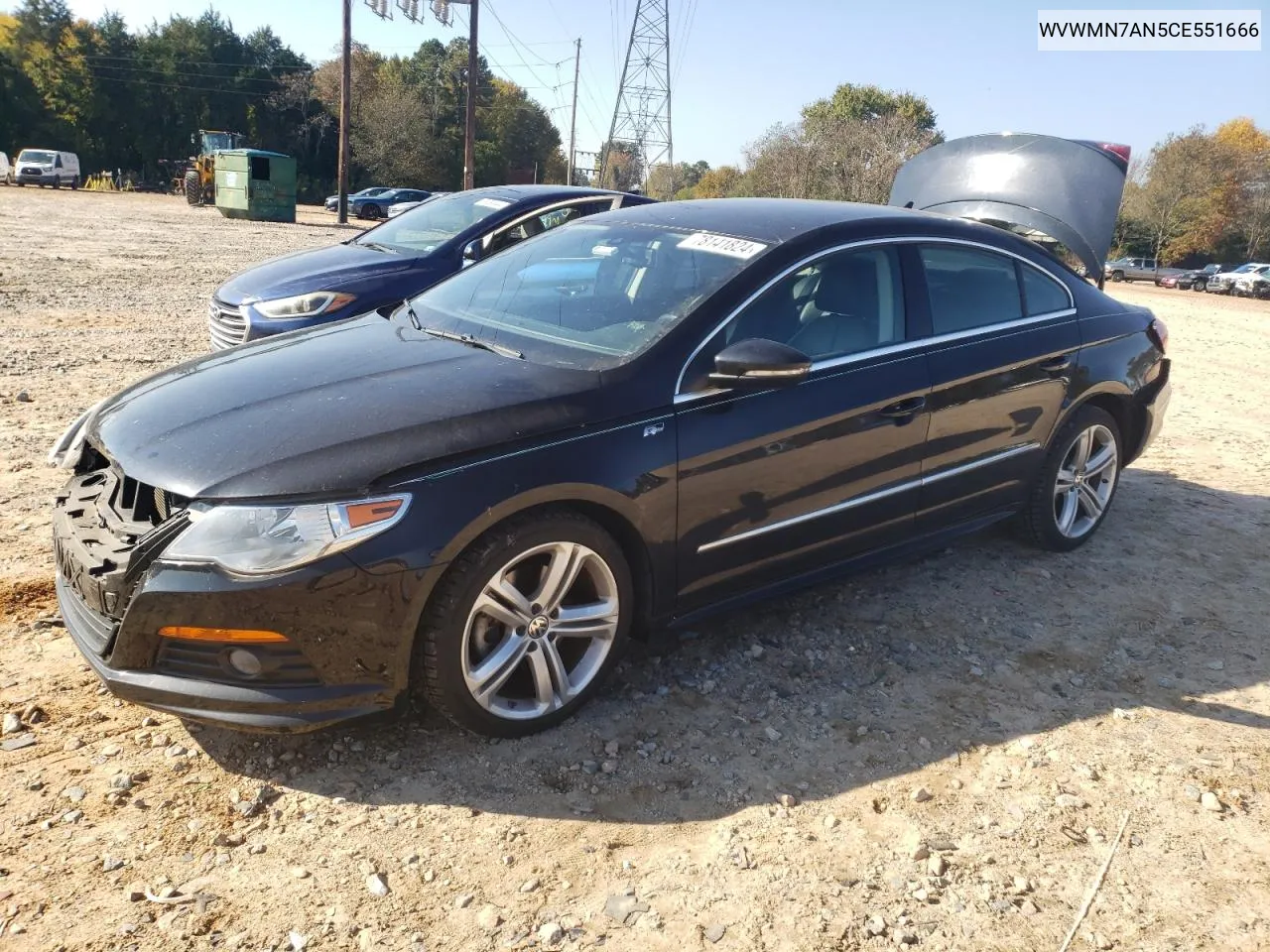 2012 Volkswagen Cc Sport VIN: WVWMN7AN5CE551666 Lot: 78141824