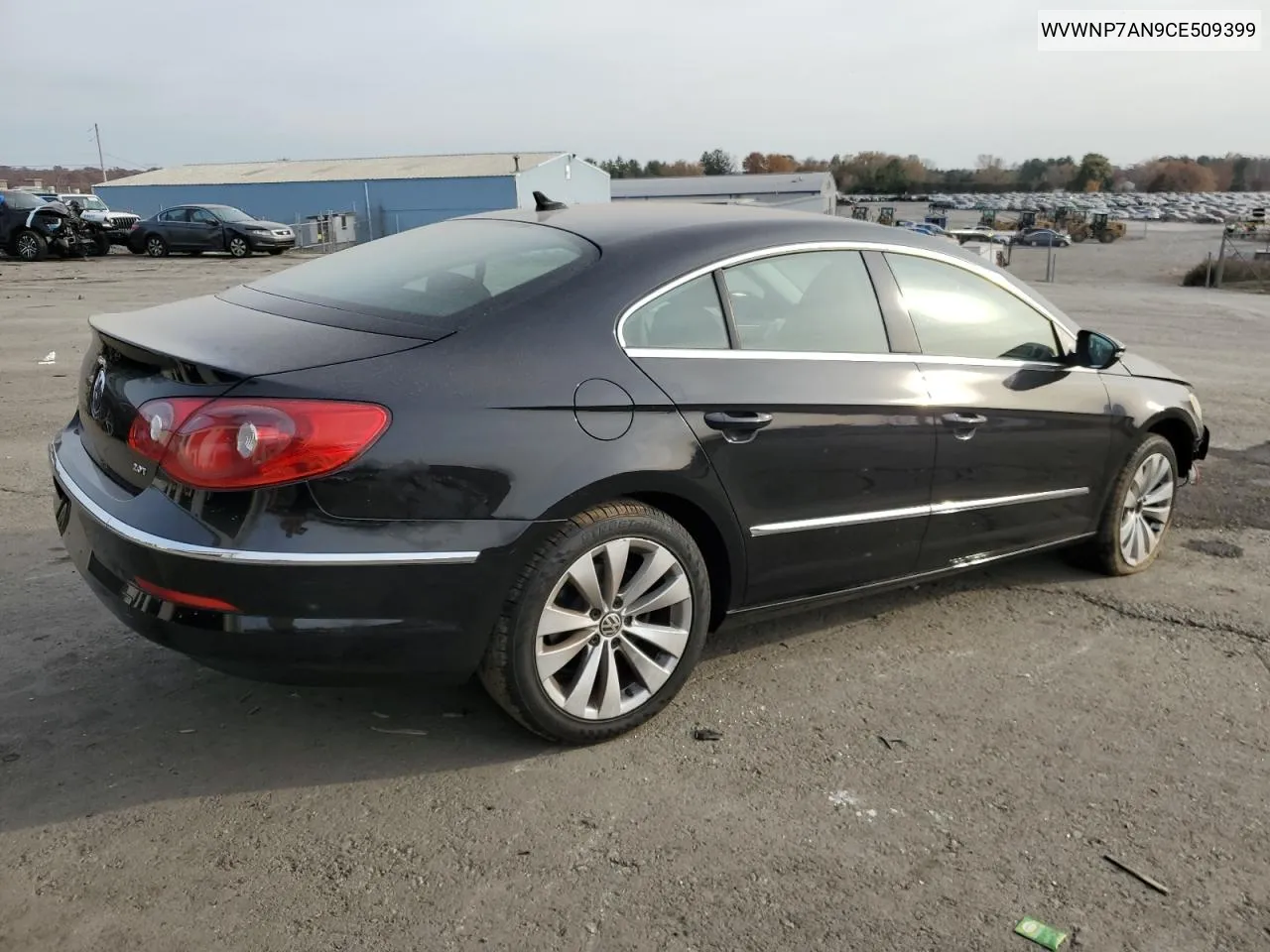 2012 Volkswagen Cc Sport VIN: WVWNP7AN9CE509399 Lot: 78458734