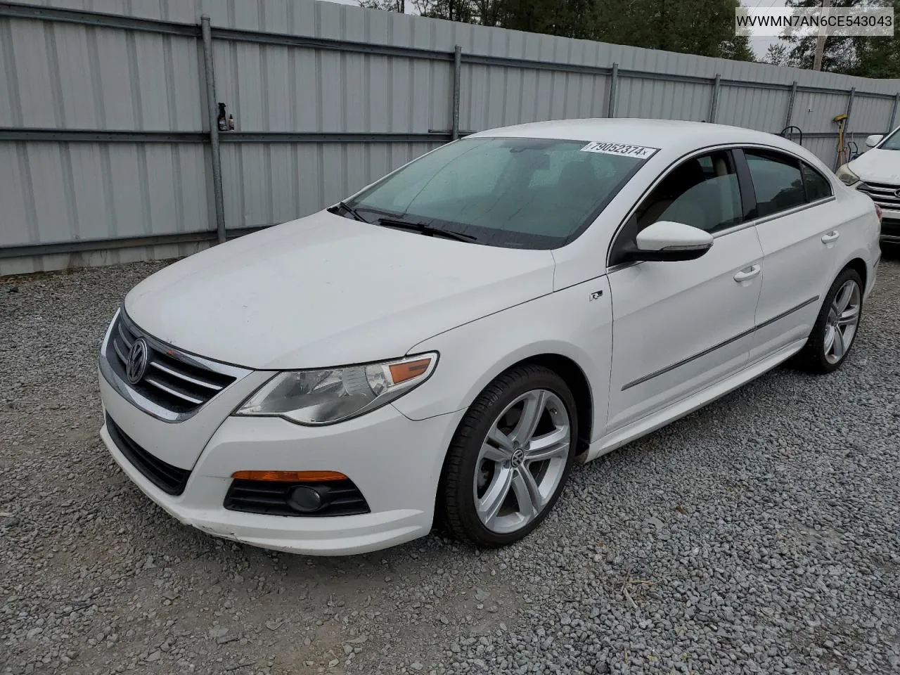 2012 Volkswagen Cc Sport VIN: WVWMN7AN6CE543043 Lot: 79052374