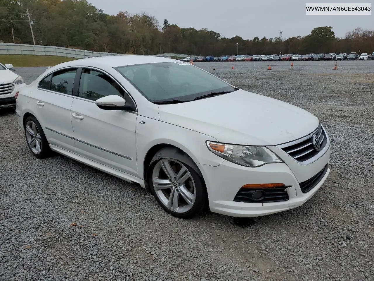 2012 Volkswagen Cc Sport VIN: WVWMN7AN6CE543043 Lot: 79052374