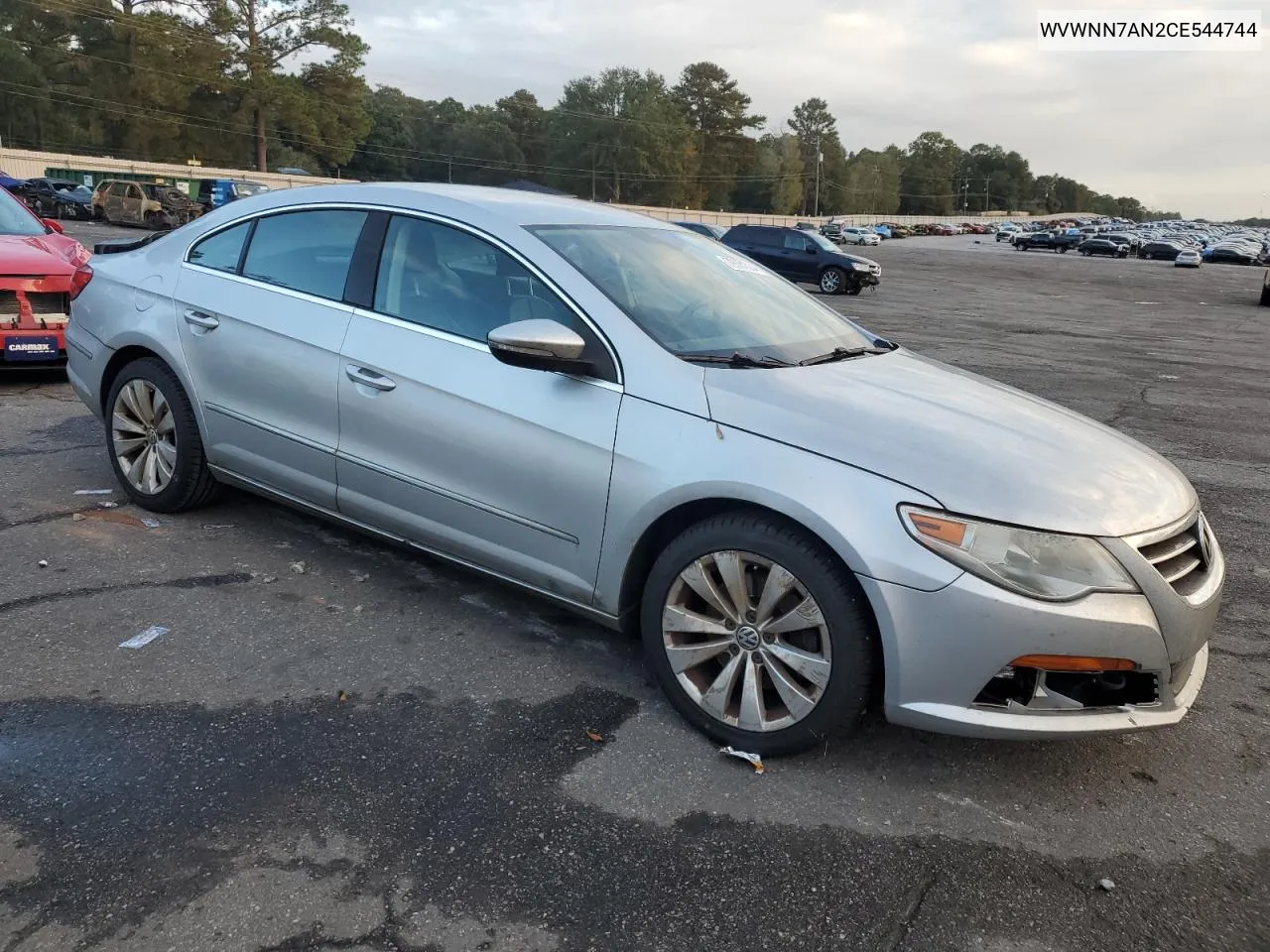 2012 Volkswagen Cc Sport VIN: WVWNN7AN2CE544744 Lot: 79081034