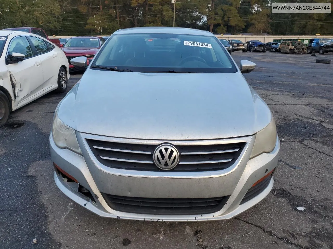 2012 Volkswagen Cc Sport VIN: WVWNN7AN2CE544744 Lot: 79081034