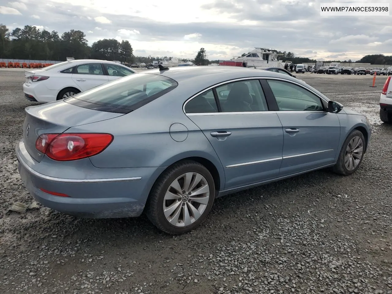 2012 Volkswagen Cc Sport VIN: WVWMP7AN9CE539398 Lot: 79716944