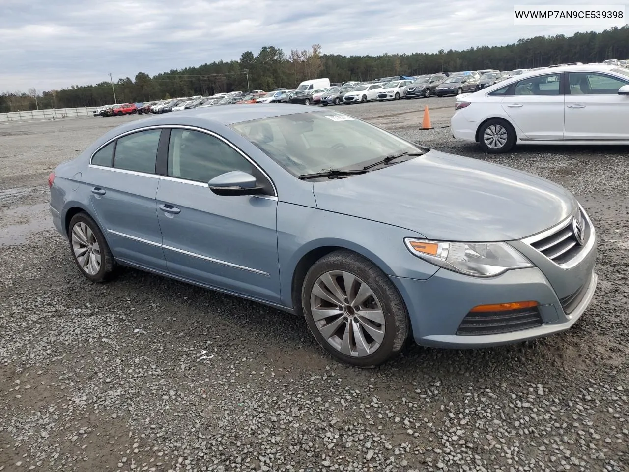 2012 Volkswagen Cc Sport VIN: WVWMP7AN9CE539398 Lot: 79716944