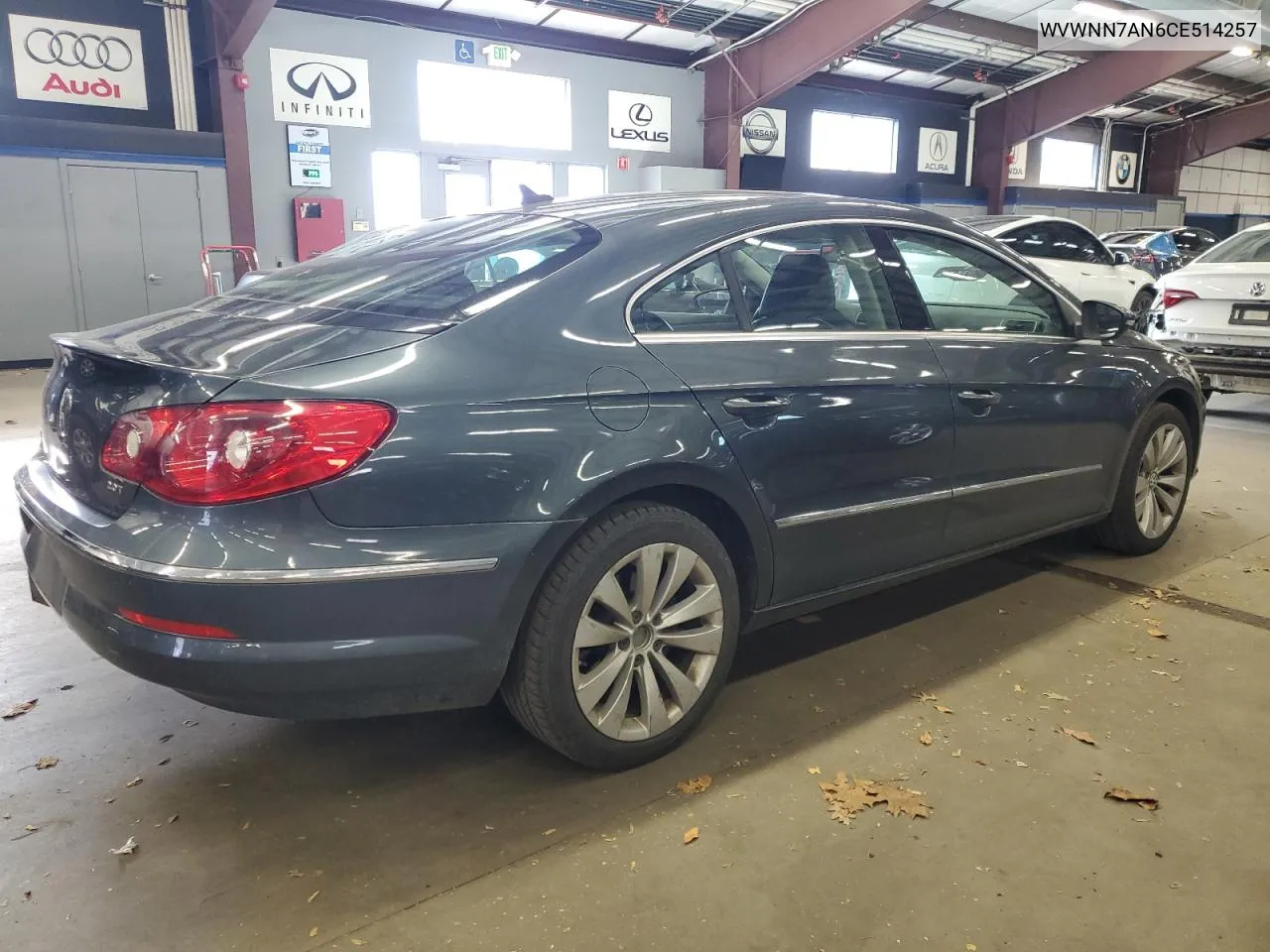 2012 Volkswagen Cc Sport VIN: WVWNN7AN6CE514257 Lot: 80222094