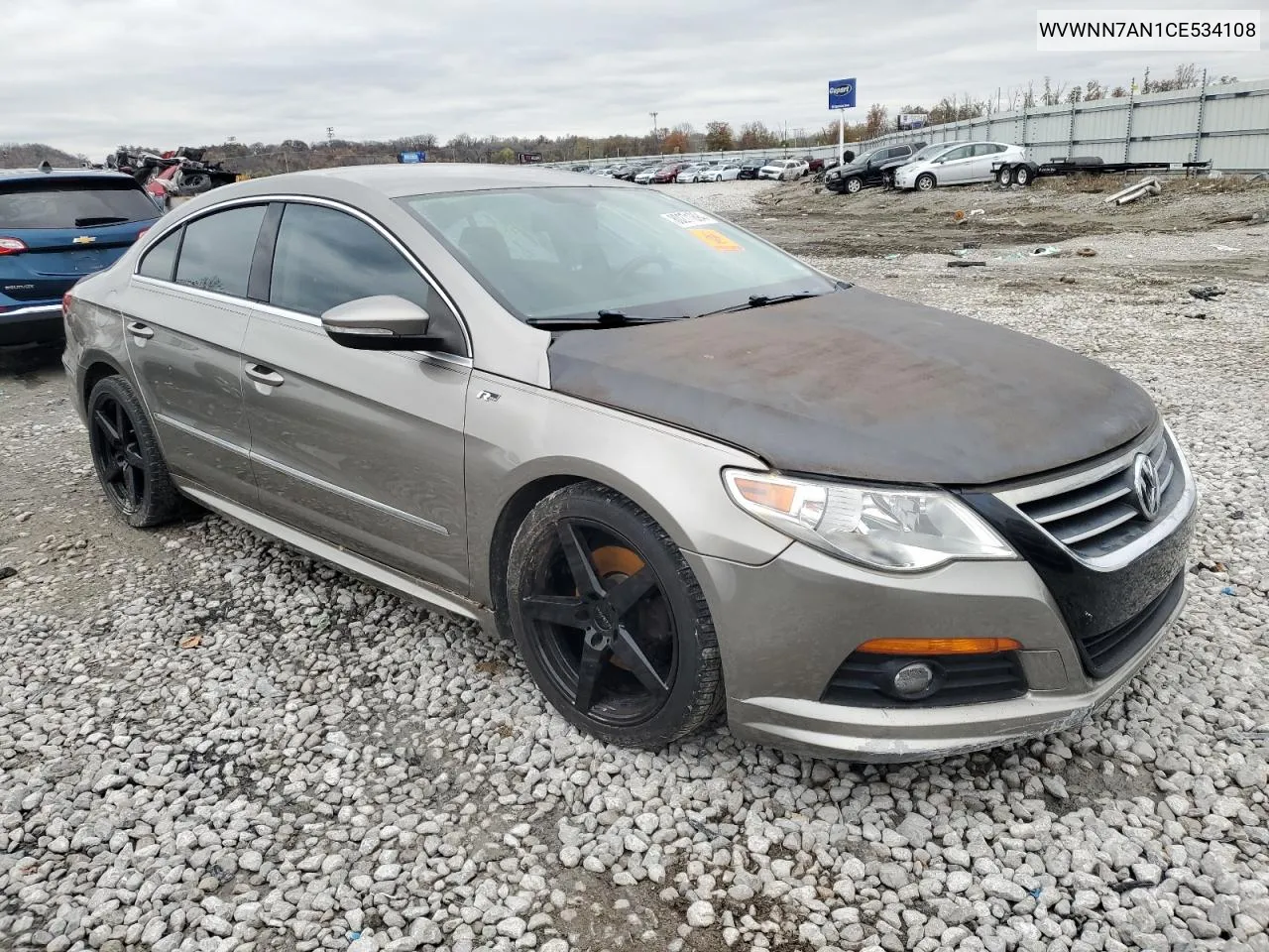 2012 Volkswagen Cc Sport VIN: WVWNN7AN1CE534108 Lot: 80271894