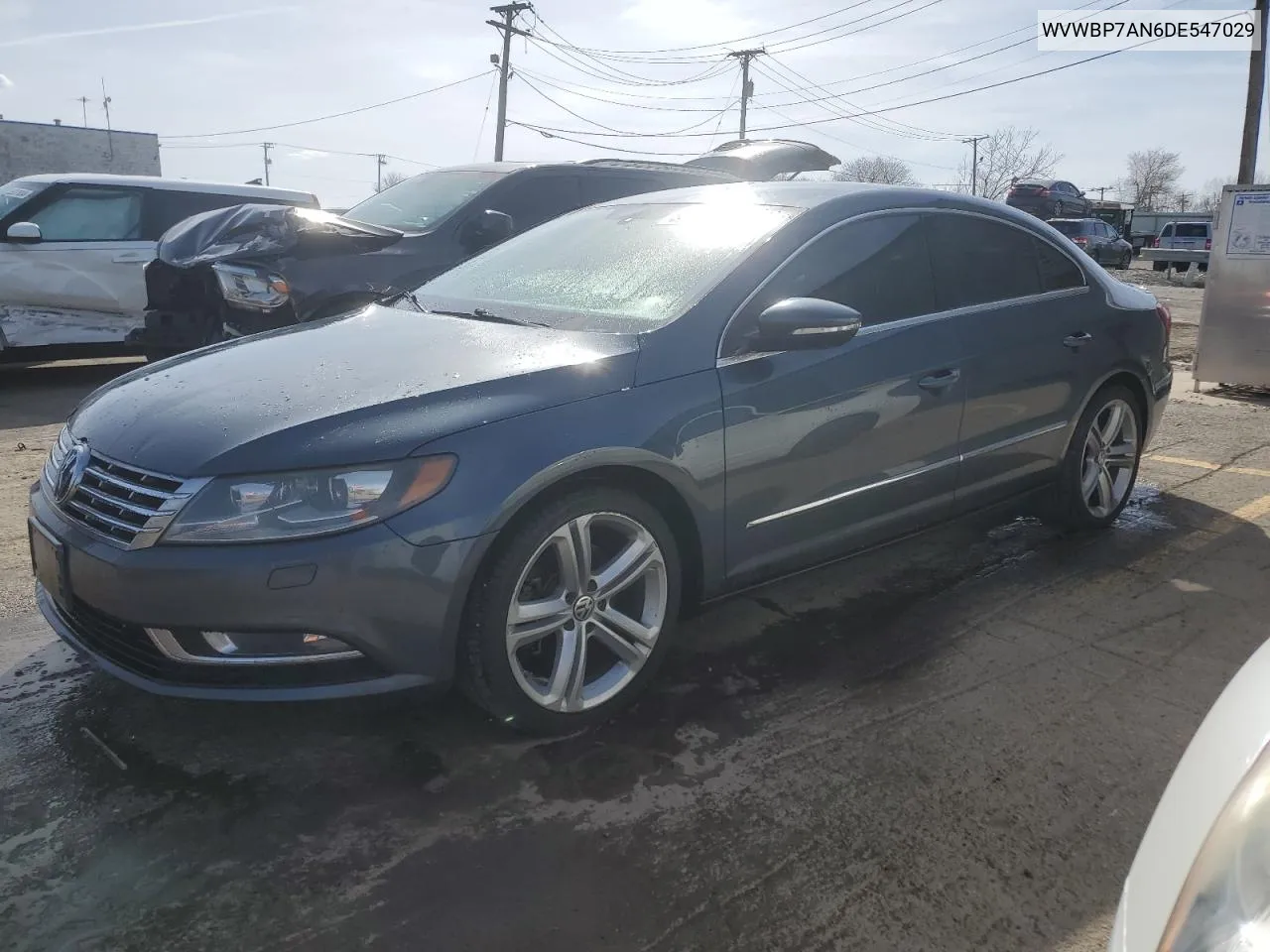 2013 Volkswagen Cc Sport VIN: WVWBP7AN6DE547029 Lot: 46512734