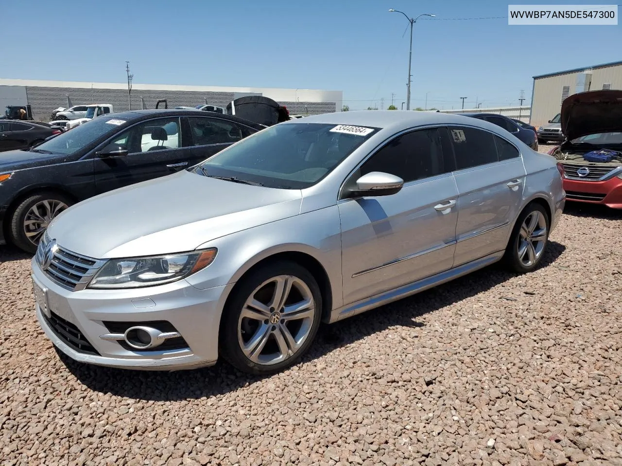 2013 Volkswagen Cc Sport VIN: WVWBP7AN5DE547300 Lot: 53446564