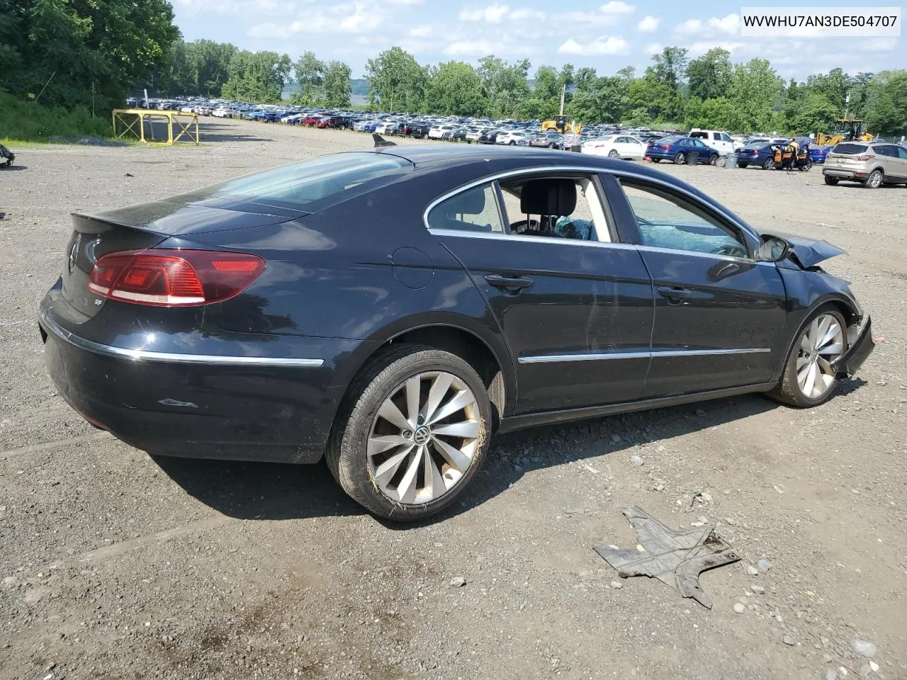 2013 Volkswagen Cc Luxury VIN: WVWHU7AN3DE504707 Lot: 61265024