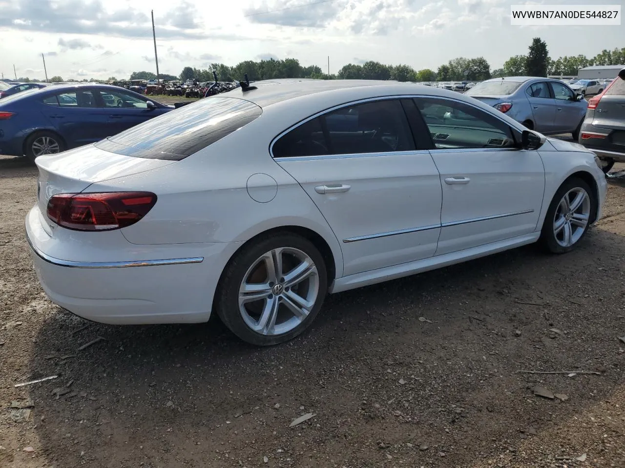 2013 Volkswagen Cc Sport VIN: WVWBN7AN0DE544827 Lot: 63202784