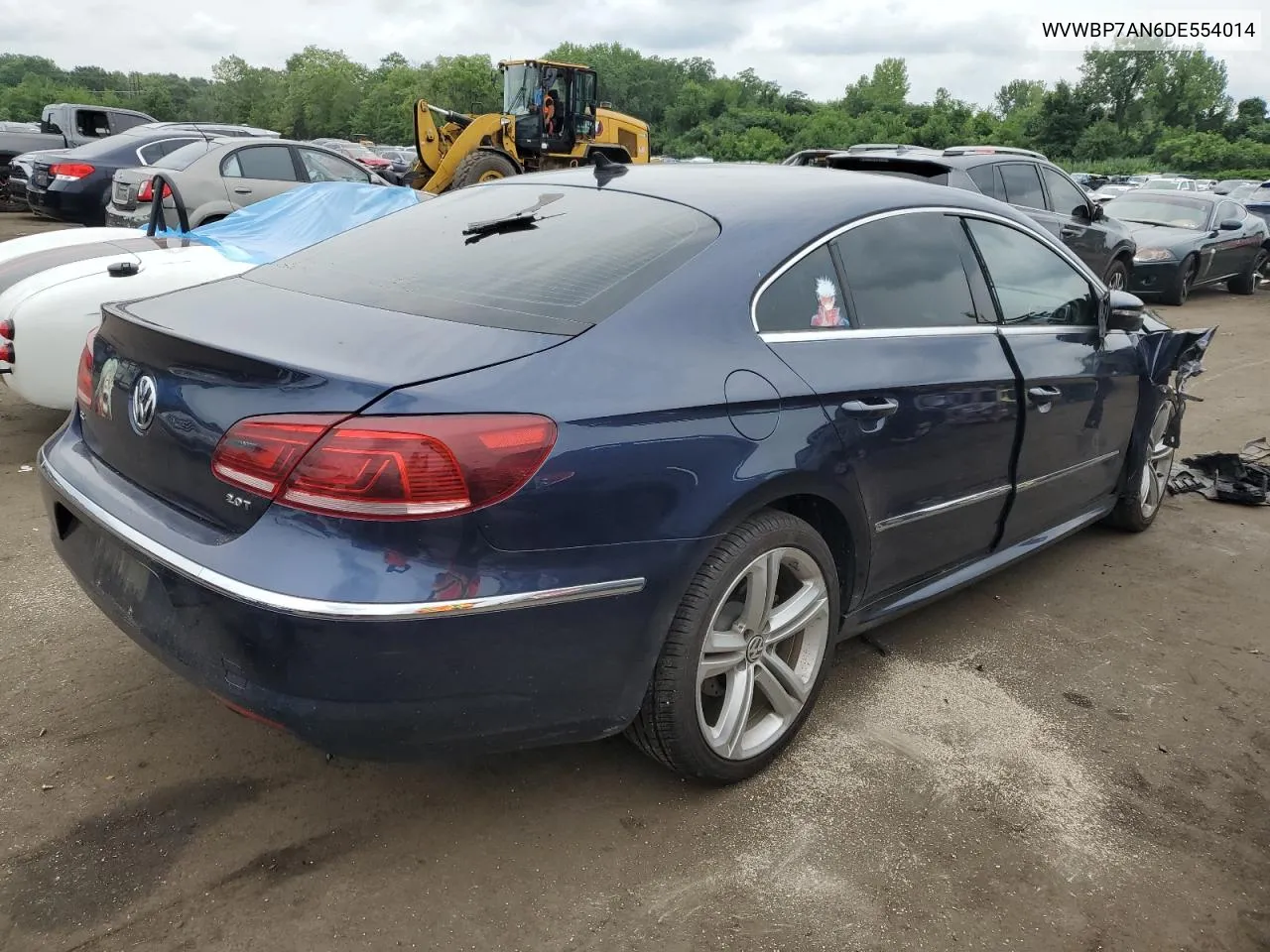 2013 Volkswagen Cc Sport VIN: WVWBP7AN6DE554014 Lot: 64746804