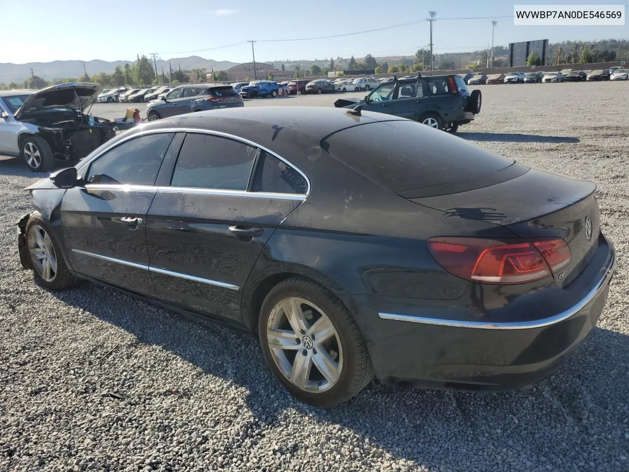 2013 Volkswagen Cc Sport VIN: WVWBP7AN0DE546569 Lot: 66807454