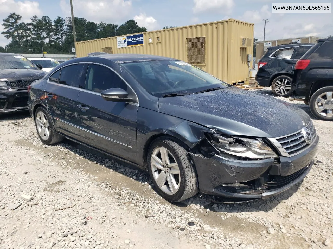 2013 Volkswagen Cc Sport VIN: WVWBN7AN5DE565155 Lot: 67260684