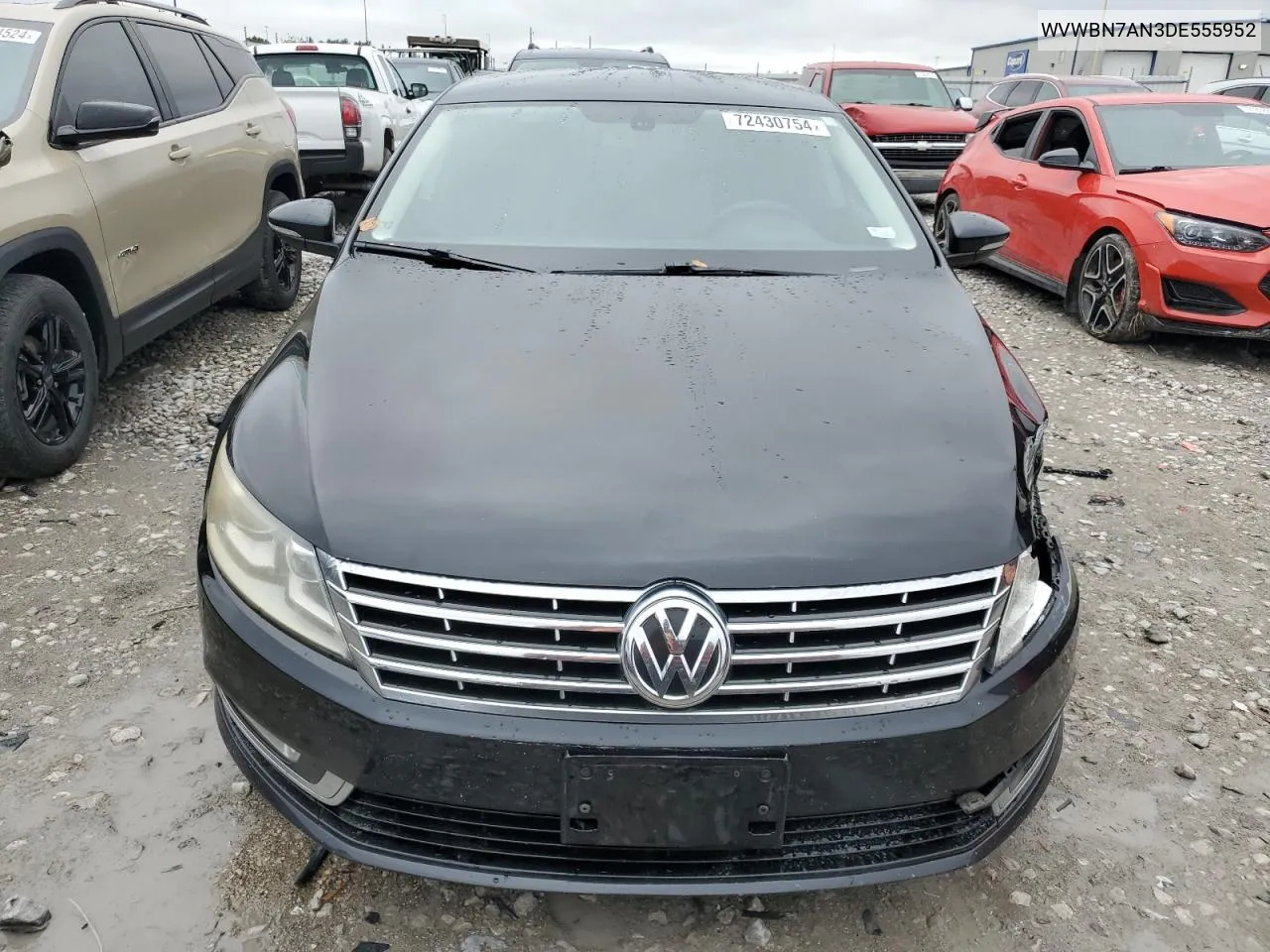 2013 Volkswagen Cc Sport VIN: WVWBN7AN3DE555952 Lot: 72430754