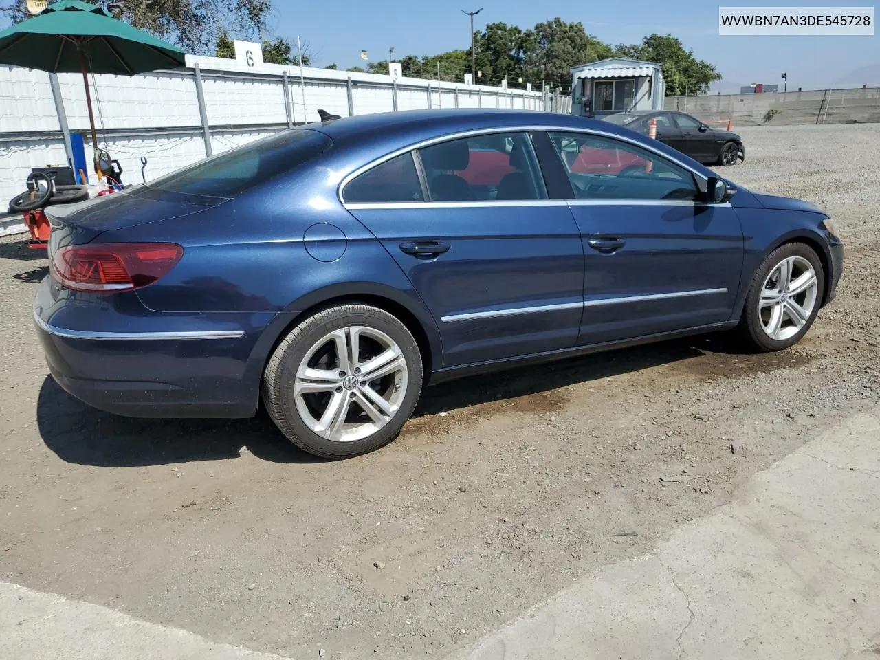 WVWBN7AN3DE545728 2013 Volkswagen Cc Sport