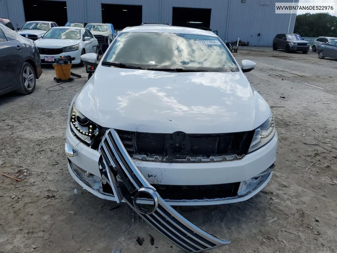 2013 Volkswagen Cc Sport VIN: WVWBN7AN6DE522976 Lot: 73211454