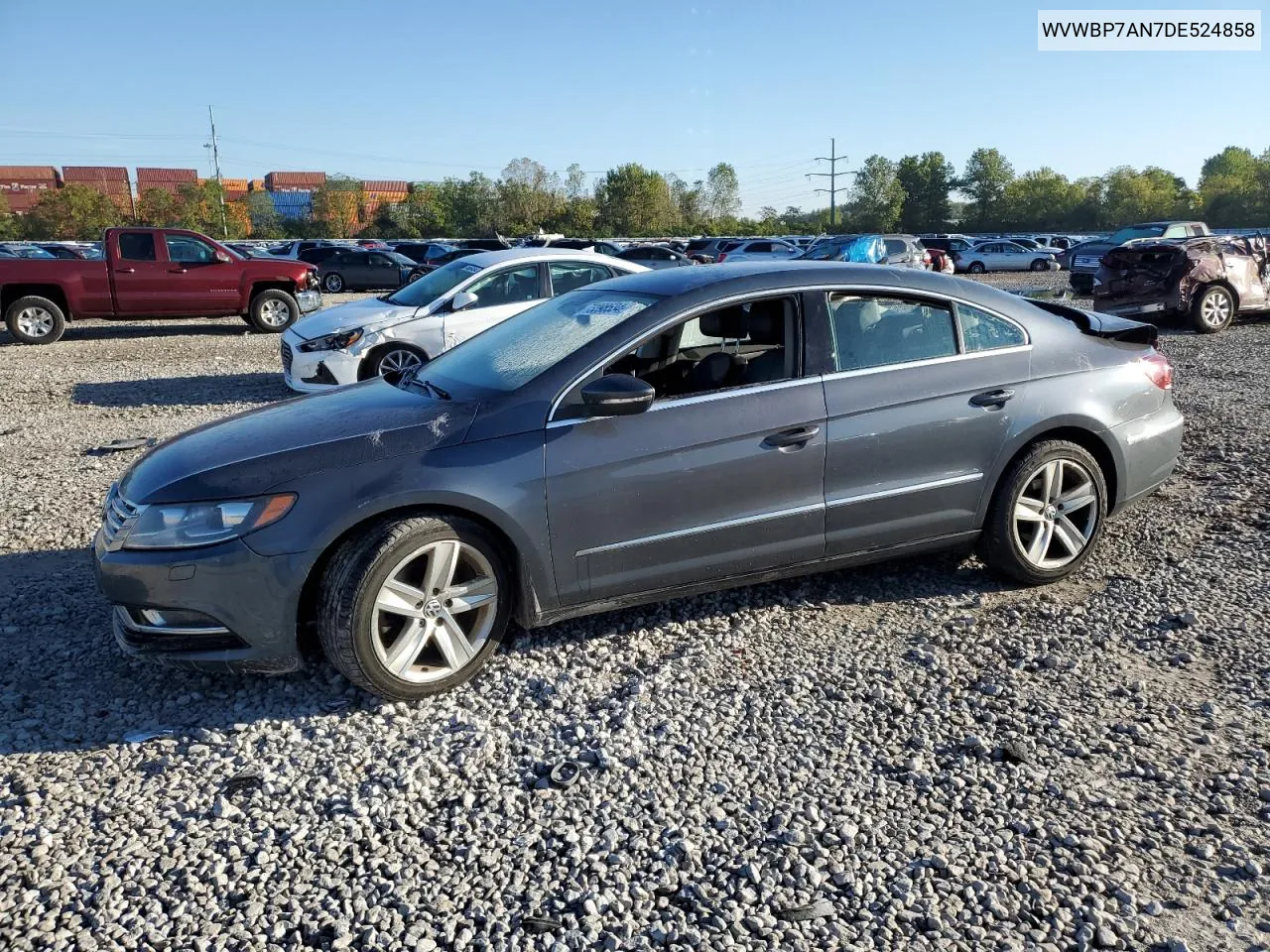 2013 Volkswagen Cc Sport VIN: WVWBP7AN7DE524858 Lot: 73398534