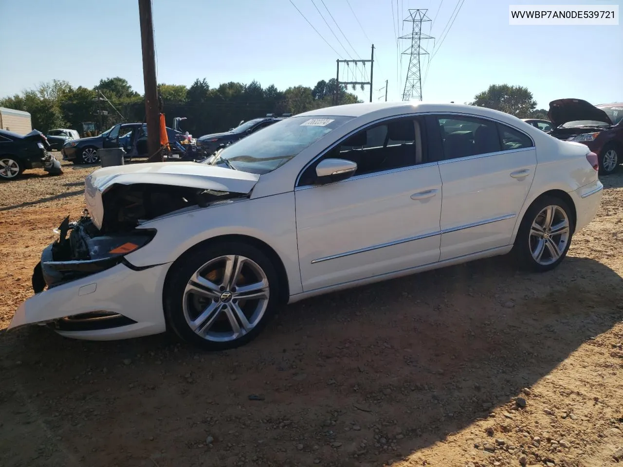 2013 Volkswagen Cc Sport VIN: WVWBP7AN0DE539721 Lot: 73632374