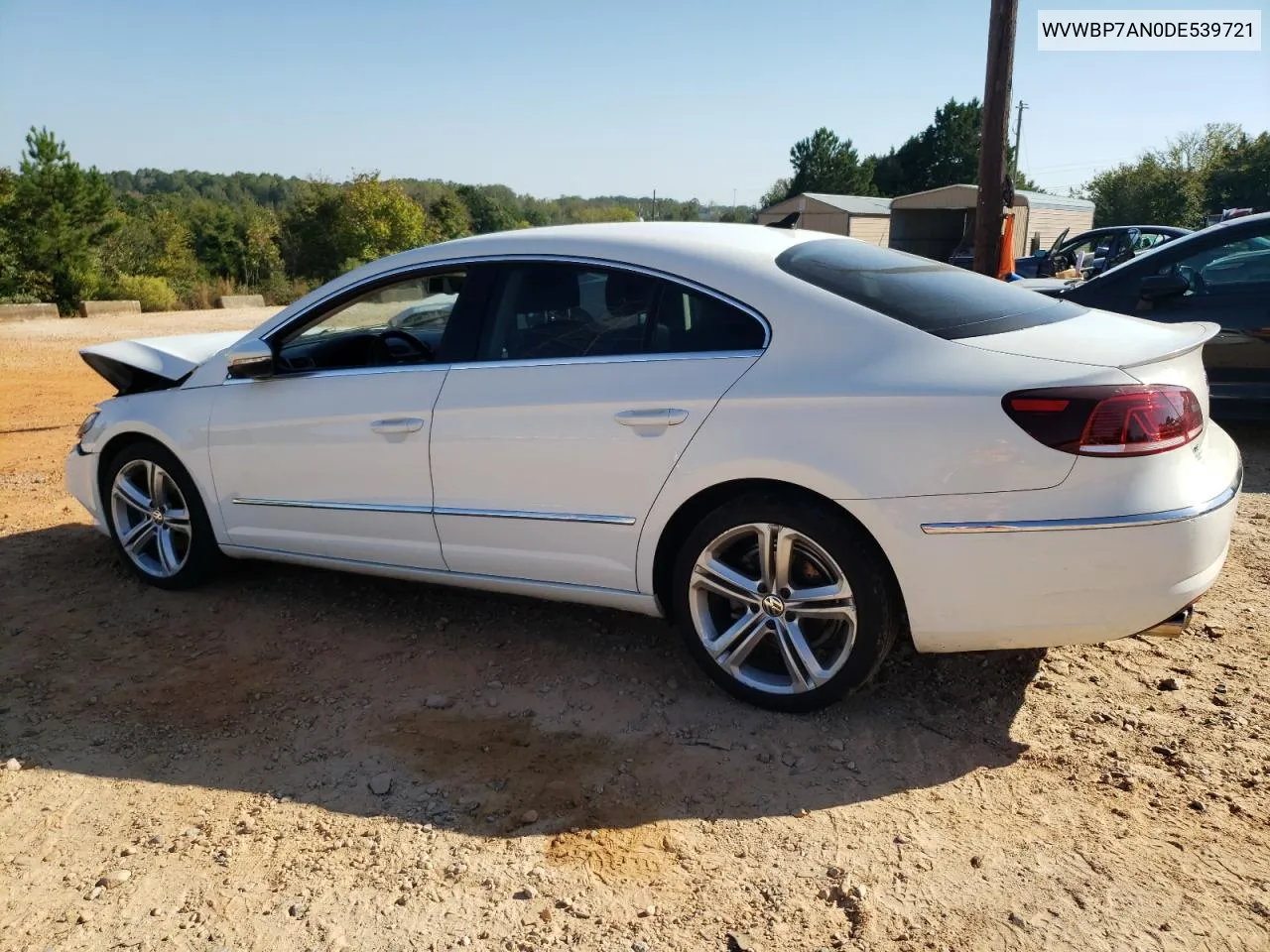 2013 Volkswagen Cc Sport VIN: WVWBP7AN0DE539721 Lot: 73632374