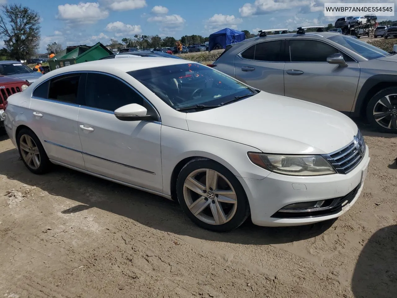 2013 Volkswagen Cc Sport VIN: WVWBP7AN4DE554545 Lot: 73850954