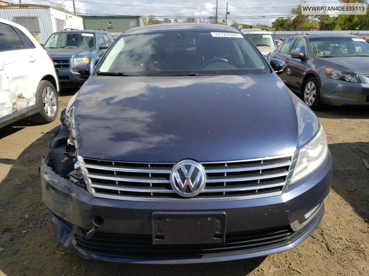 WVWRP7AN4DE533113 2013 Volkswagen Cc Luxury