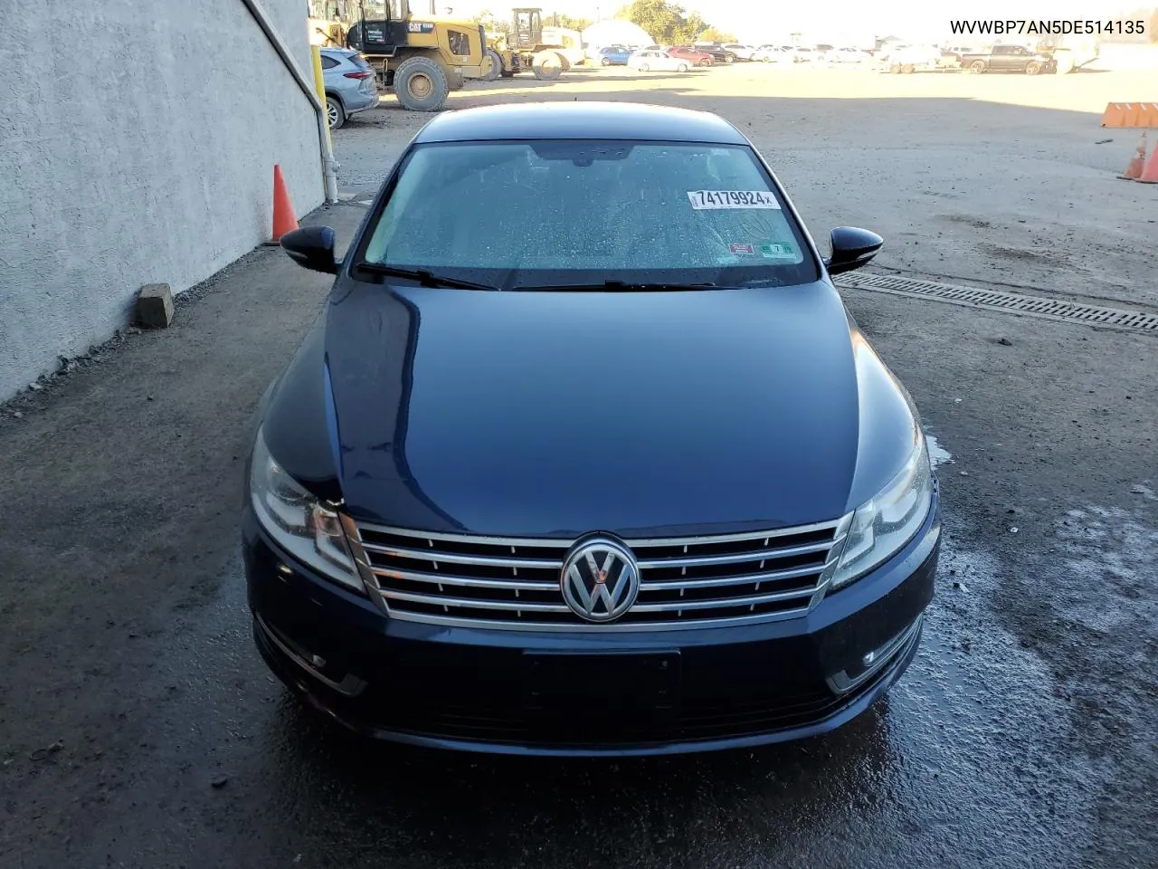 2013 Volkswagen Cc Sport VIN: WVWBP7AN5DE514135 Lot: 74179924