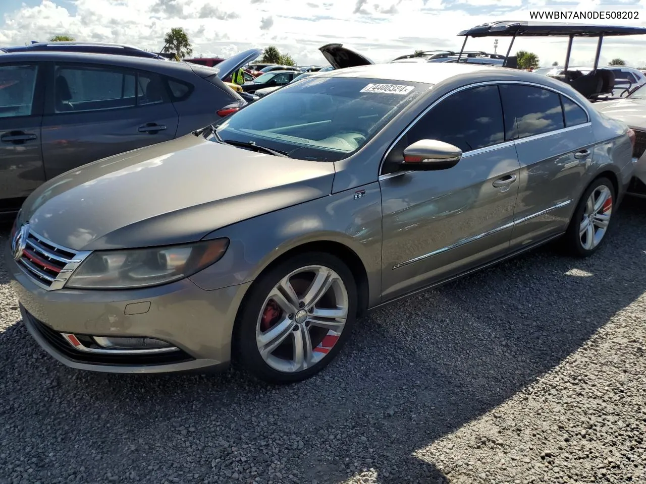 2013 Volkswagen Cc Sport VIN: WVWBN7AN0DE508202 Lot: 74400324