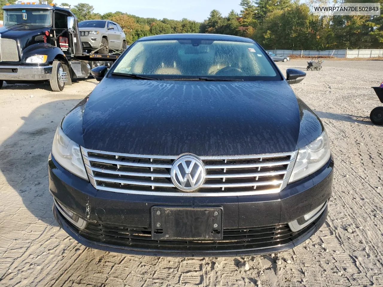 2013 Volkswagen Cc Luxury VIN: WVWRP7AN7DE502843 Lot: 74424334