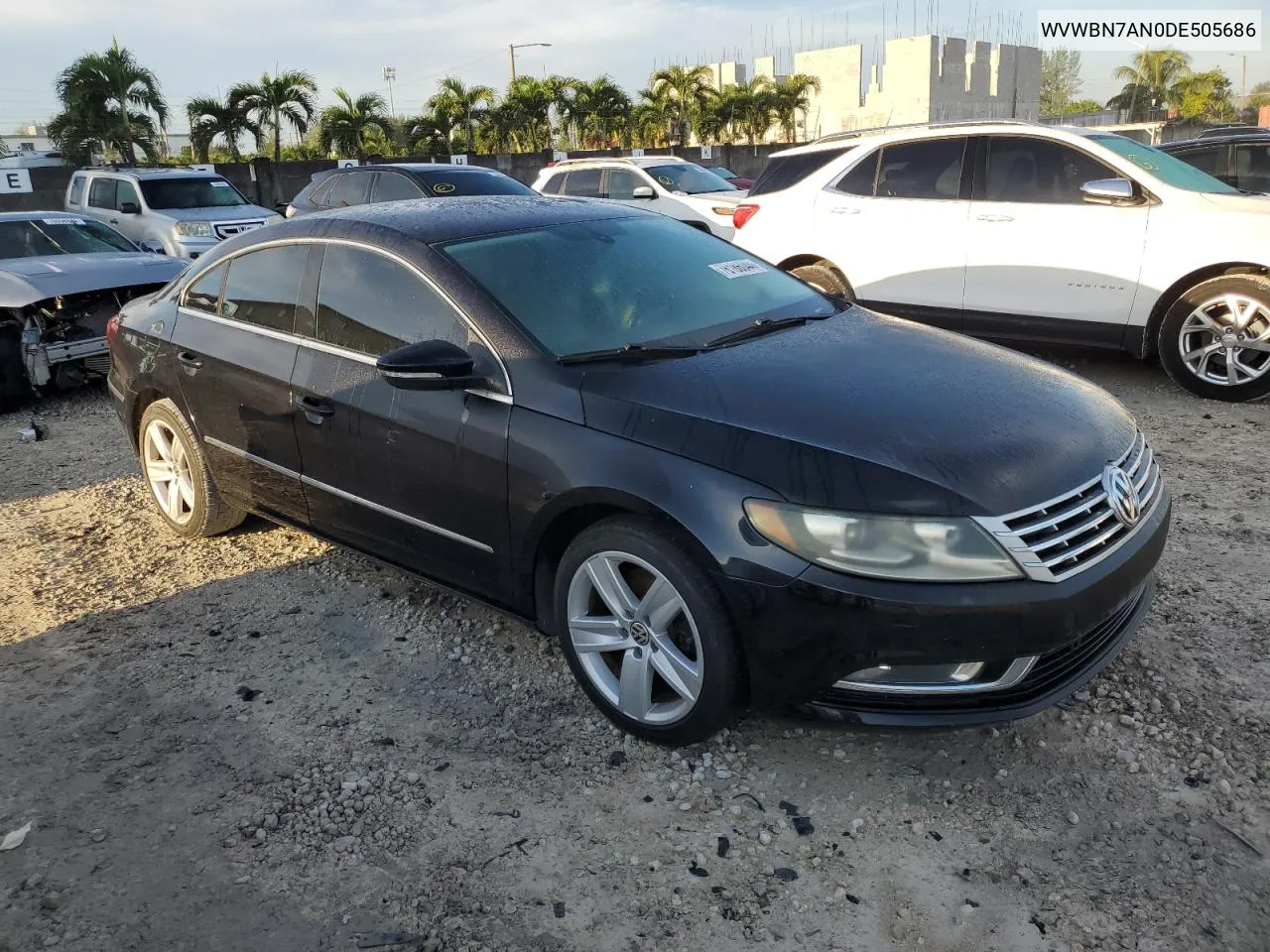 2013 Volkswagen Cc Sport VIN: WVWBN7AN0DE505686 Lot: 76186044