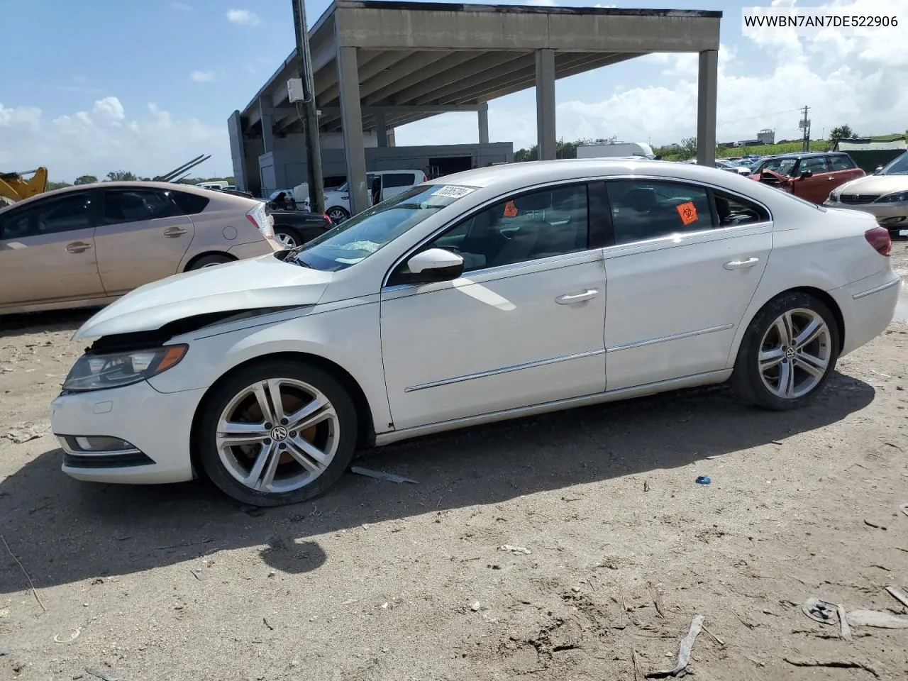 2013 Volkswagen Cc Sport VIN: WVWBN7AN7DE522906 Lot: 76385704