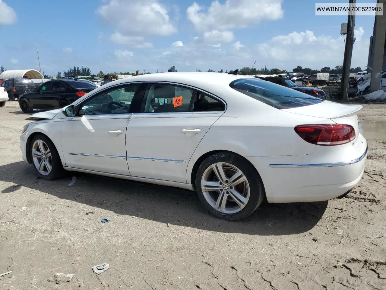 2013 Volkswagen Cc Sport VIN: WVWBN7AN7DE522906 Lot: 76385704