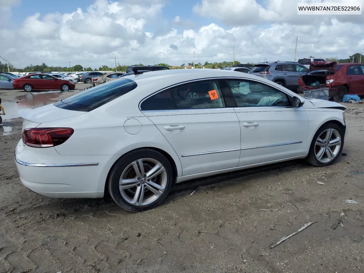 2013 Volkswagen Cc Sport VIN: WVWBN7AN7DE522906 Lot: 76385704