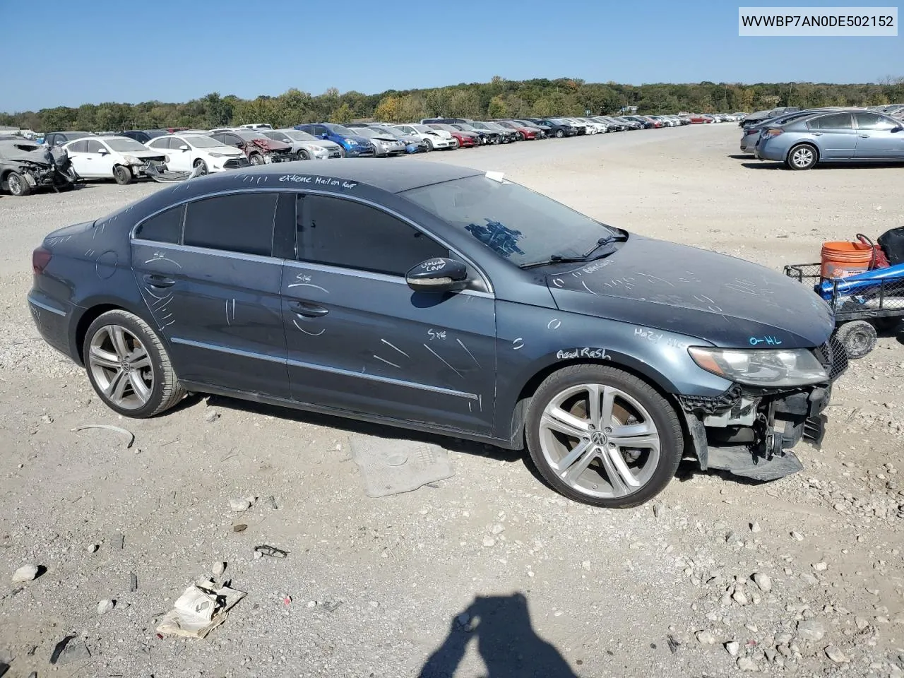 2013 Volkswagen Cc Sport VIN: WVWBP7AN0DE502152 Lot: 76594634