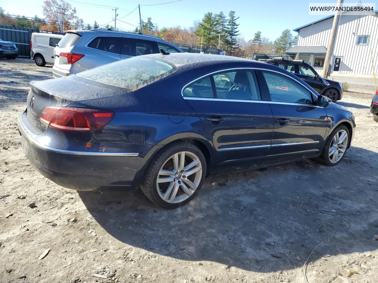 2013 Volkswagen Cc Luxury VIN: WVWRP7AN3DE556494 Lot: 77280544