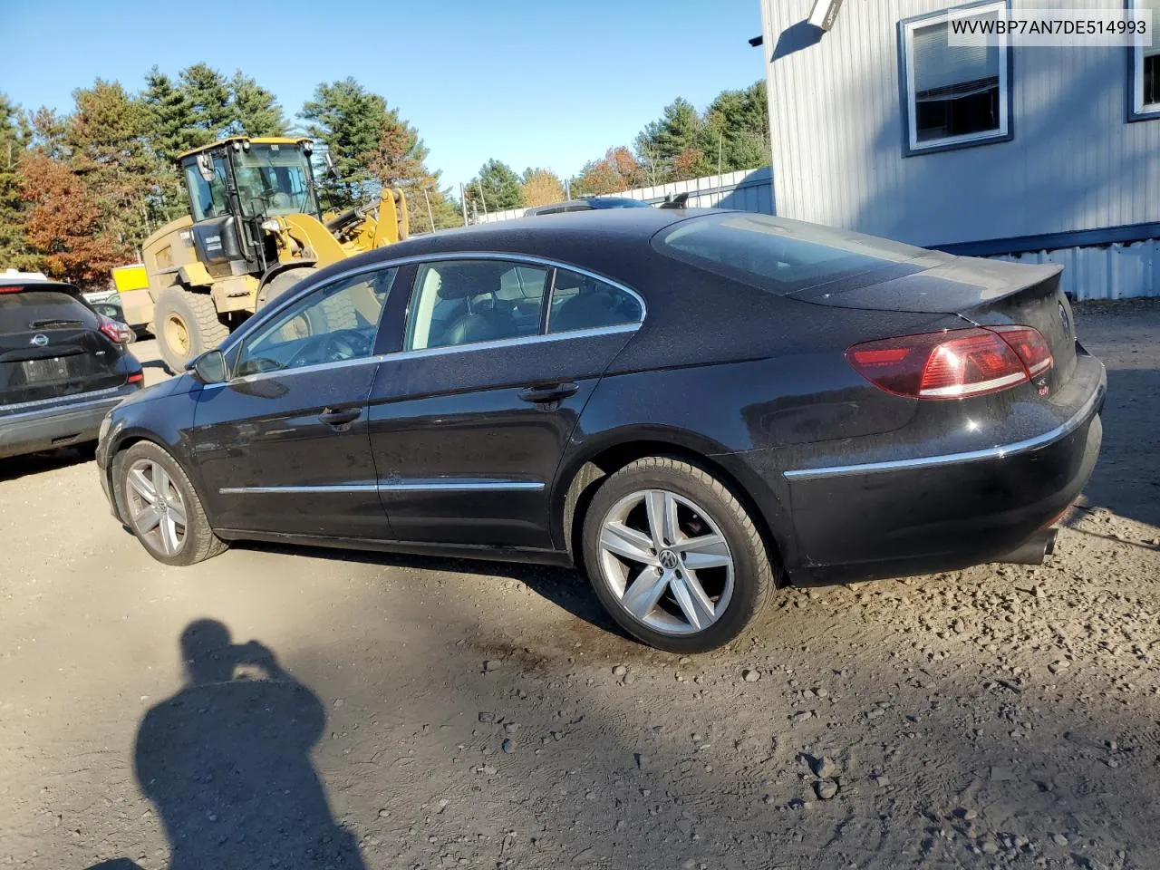 2013 Volkswagen Cc Sport VIN: WVWBP7AN7DE514993 Lot: 78003604