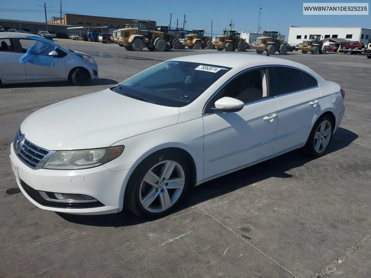 2013 Volkswagen Cc Sport VIN: WVWBN7AN1DE525235 Lot: 78063074