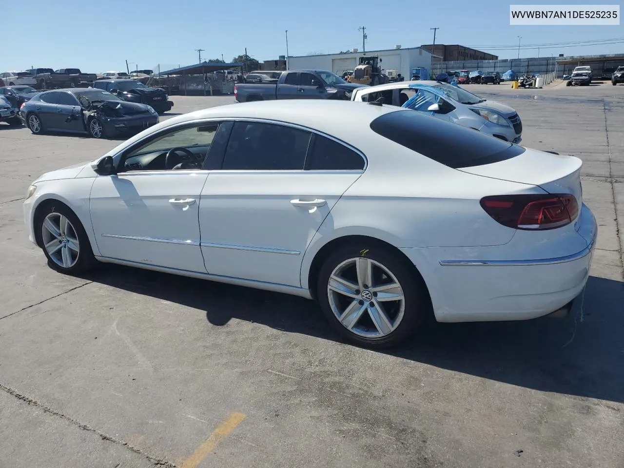 2013 Volkswagen Cc Sport VIN: WVWBN7AN1DE525235 Lot: 78063074