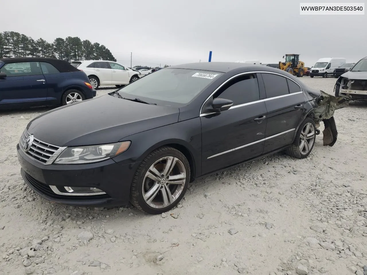 2013 Volkswagen Cc Sport VIN: WVWBP7AN3DE503540 Lot: 78658784