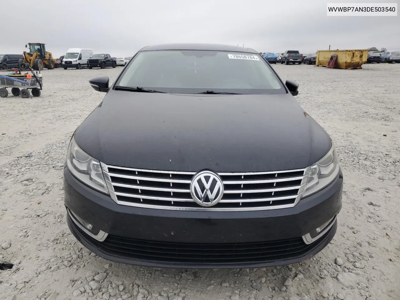 2013 Volkswagen Cc Sport VIN: WVWBP7AN3DE503540 Lot: 78658784