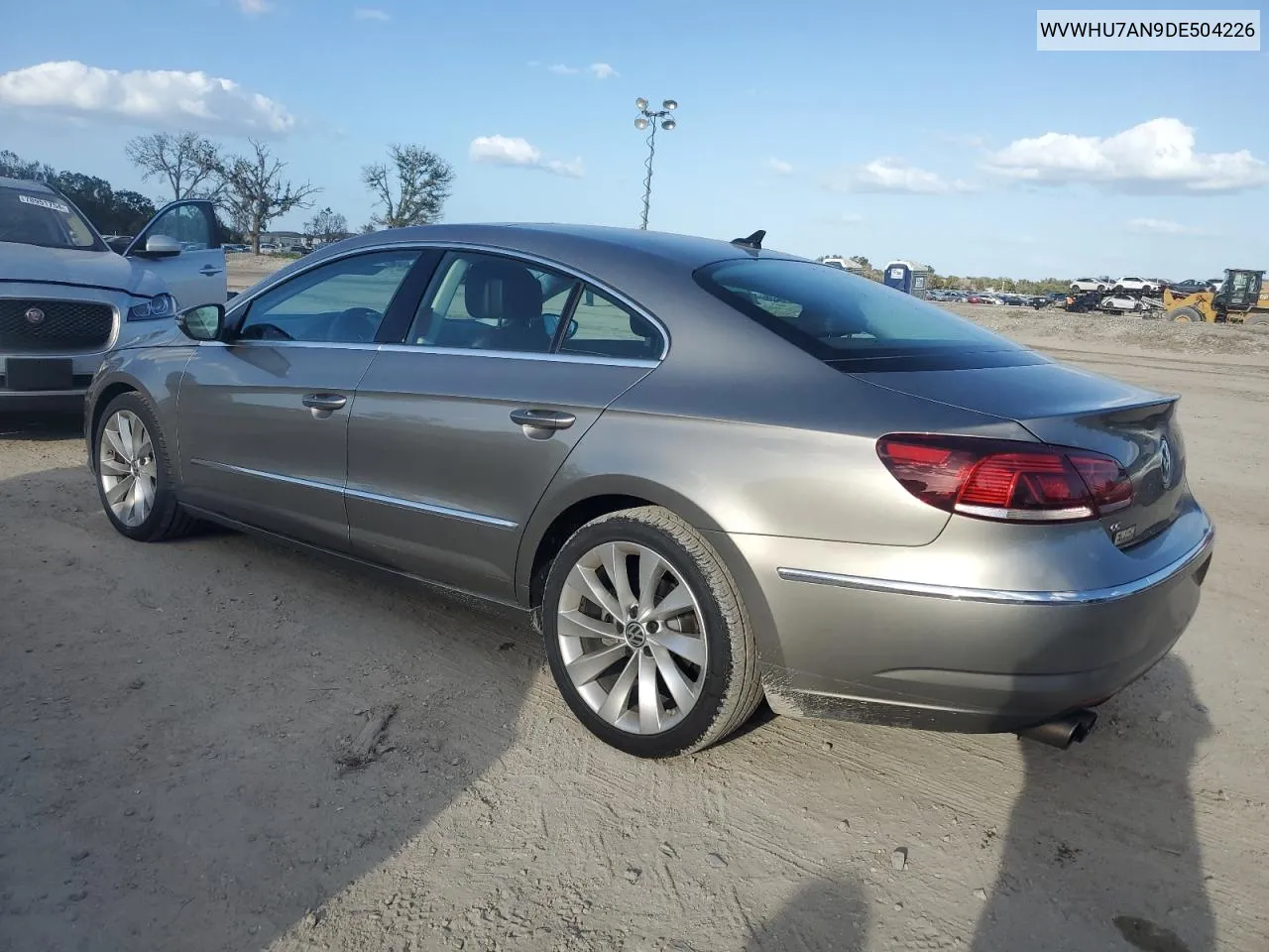 2013 Volkswagen Cc Luxury VIN: WVWHU7AN9DE504226 Lot: 78783544