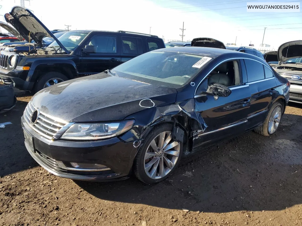 2013 Volkswagen Cc Vr6 4Motion VIN: WVWGU7AN0DE529415 Lot: 79953694