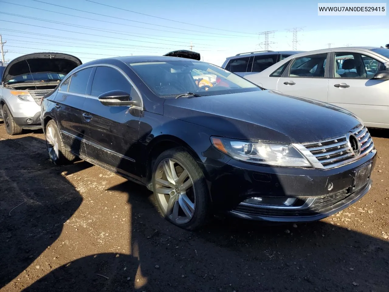 2013 Volkswagen Cc Vr6 4Motion VIN: WVWGU7AN0DE529415 Lot: 79953694